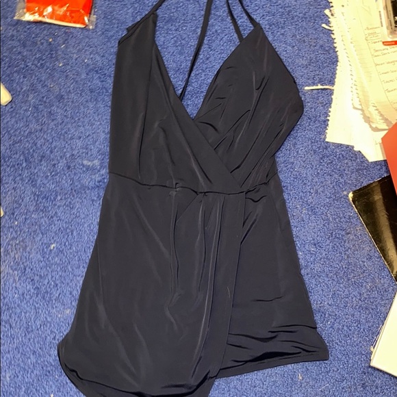 Charlotte Russe Pants - navy romper